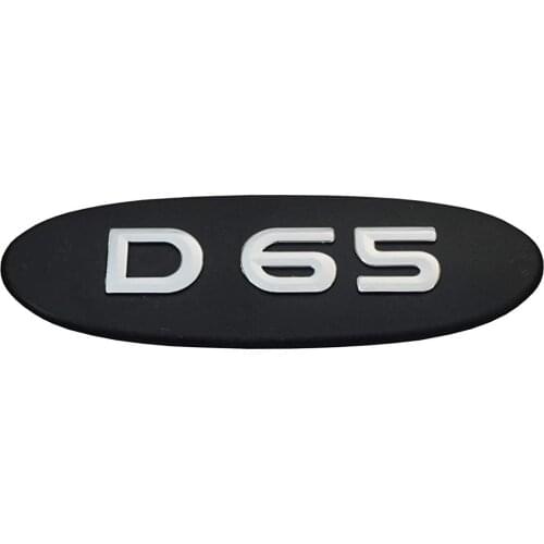 Black D65 Badge Monogram for Kangoo 1998-2005 7700310092