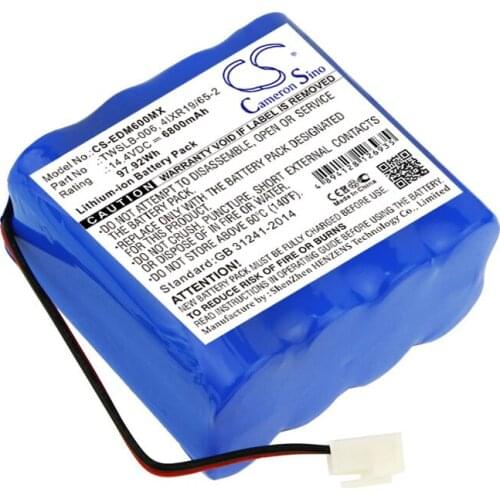 CS 6800mAh / 97.92Wh battery for EDAN F6 4IXR19/65-2, TWSLB-006