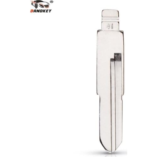 Dandkey 10PCS/LOT Metal Blank Uncut Flip KD Remote Key Blade Type #41 For Trumpchi New Arrivel