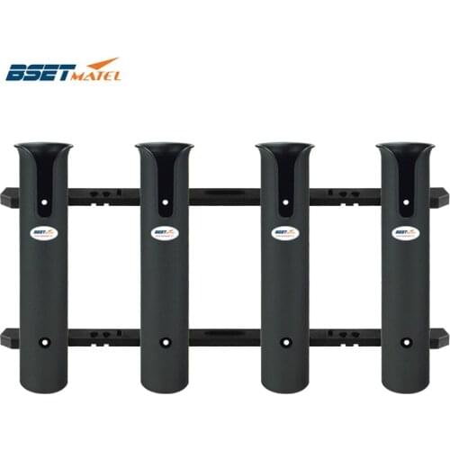 ABS Plastic Fishing Rod Pole Holder Portable Lightweight Fishing Rod Spinning Accessories Durable Tube Mount Bracket Socket Rack
