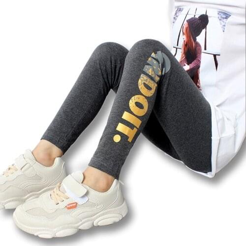 Girl Stretchy Pants Trousers Children Leggings For Girls Pants Sports Leggings for Girls Kids Children Clothes Trousers 4-12 Yrs