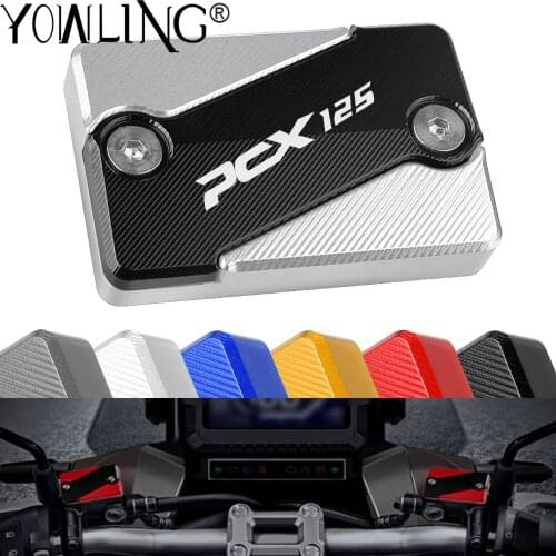 For HONDA PCX 125 PCX125 2015 2016 2017 2018 2019 ALL Year Motorcycle Aluminum DIRT BIKE Front Brake Fluid Reservoir Caps Covers
