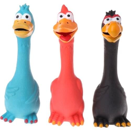 Hot Sale Pet Toys Screaming Chicken Latex Squeaky Sound Dogs Cats Decompression