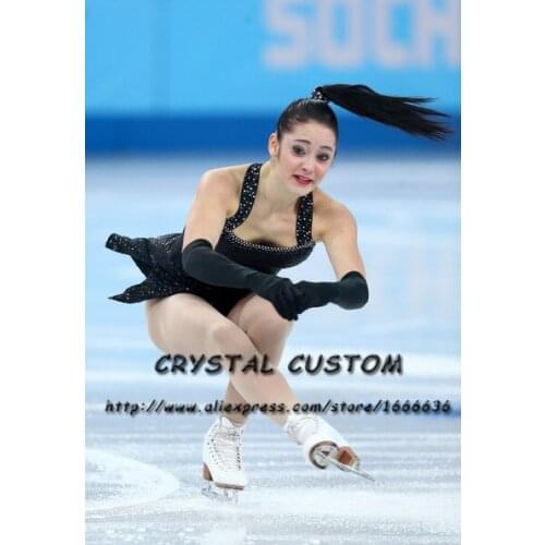 Crystal Custom Figure Skating Dress Girls New Brand Ice Skating Clothes For Competition DR4681