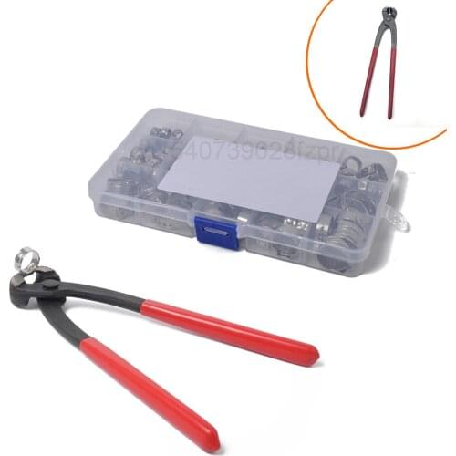 Best Selling Combination 90 Pieces - 12 Specifications of Stainless Steel Single Ear Clamp + Caliper