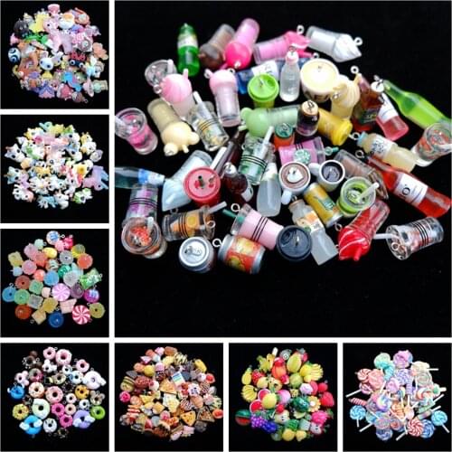 10PCS 2-3 cm Mix set Charms Pendants for handmade decoration bracelets necklace earring key chain Jewelry Making