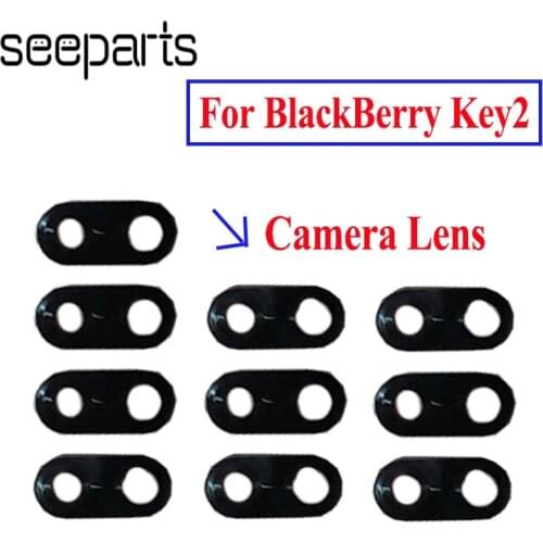 New For BlackBerry Key2 Back Rear Camera lens glass replacement for BlackBerry Keytwo Key2 with Sticker top quality Key 2 glass