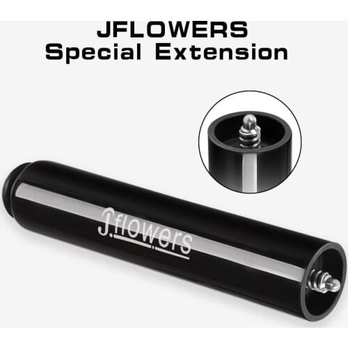 Original Jflowers Billiard Extension with Bumper 15.5cm Professional Cue Extension Joint Durable Billiard Accessories
