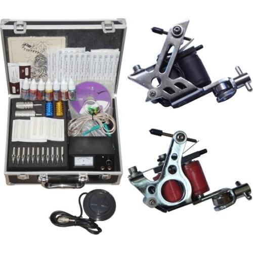Professional body piercing kit machine for permanent makeup supply tattoo kit with free shipping