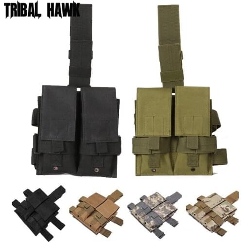 Molle Magazine Pouches Drop Utility Pouch Bag Outdoor Army Tactical Leg Bag Tool Pouch Military Airsoft Gun Hunting Accessories