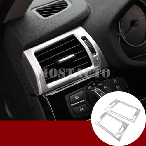 Inner Console Side Air Vent Outlet Cover Trim For BMW X3 F25 2011-2017 X4 F26 2014-2017 2pcs Car Accessories Interior