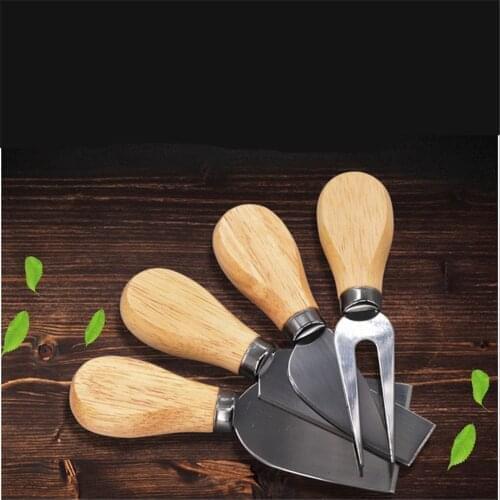 High Quality Stainless Steel 4pcs/set Cheese Cutter Knife Slicer Kit Kitchen Cheese Cutter Creative Useful Cooking Tools