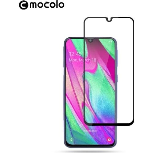 For Samsung A50 Screen Protector Mocolo A50S A70S Full Cover Full Glued Tempered Glass film for Samsung A30 A40 Screen Protector