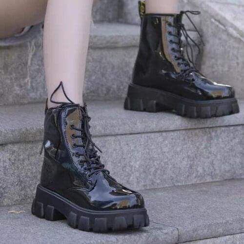 Womens High Boots Shoes Women Anklet Boots Round Toe Thick Sole Comfortable Platform Snow Boots for Woman Winter Boots