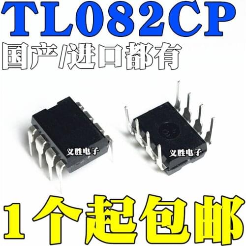 10 pçs/lote/TL082 TL082CP TL082CN DIP8