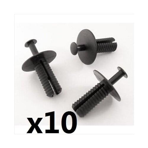 10x For BMW Bumper & Splashguard Plastic Rivet Body & Trim Panel Retaining Clips