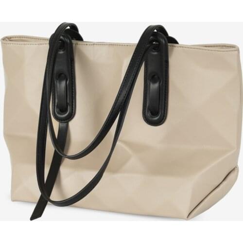 2021 New Design Tote Bags for Women Top Handle Handbag Geometric Composite Bags Office Purses Crossbody Sac A Main