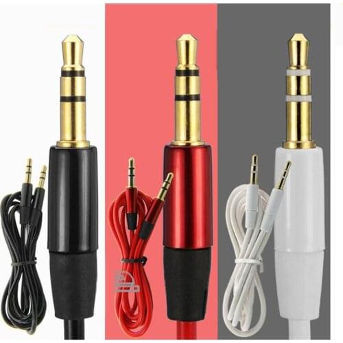 3.5 jack to 3.5 jack 1.2M audio AUX cable male to male 3.5mm Interface headphone for Auxextension cable MP3