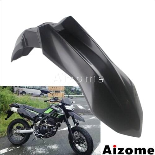 For KLX250 KLX250SF Motocross Dirt Bike Mudguard Front Fender Mudguard Splash Guard For Kawasaki D-Tracker 250 KLX250S 2009-19