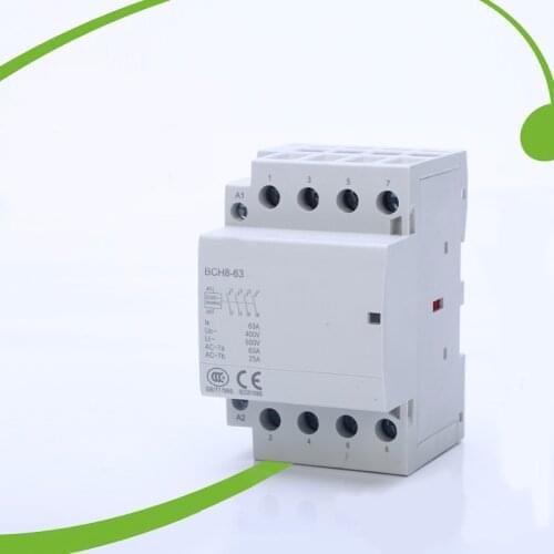CT1 4P 63A 40A 32A 220V/230V 50/60HZ Din rail Household ac Modular contactor 4NO or4NC or 2NO 2NCor3NO 1NC