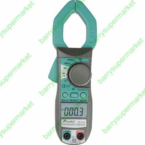 Brand ProsKit MT-3109 AC DC current Digital Clamp meter Multimeter Current Frequency Capacitance Meter