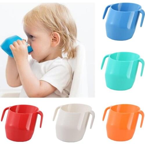 Baby Oblique Mouth Cup Leakproof Infant Learning Drinking Cups Tumble Resistant Baby Drinking Cups Children Wash Cup