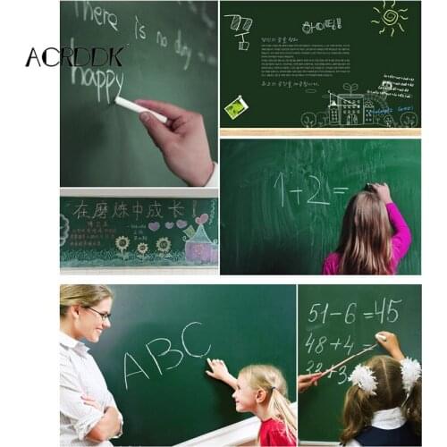 Chalk Board Blackboard Wall Stickers Removable PVC Self-adhesive For Graffiti Kids Rooms FC