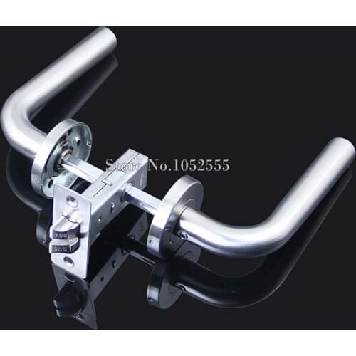 HOT SUS304 Stainless Steel Passage Lock Entry Door Lock Living Room Bathroom Door Lock Door Lever Handle Lock Polishing K108