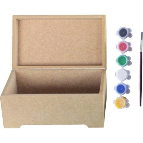 Joy & Toys 13x8x6,5cm Rectangle Wood Painting Set paintable decorative objects декоративные предметы под роспись