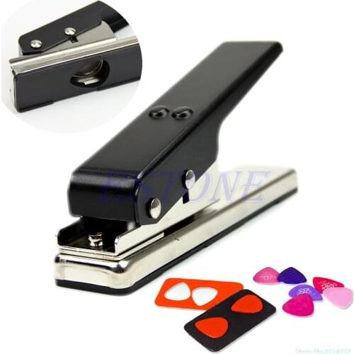 New Professional Guitar Plectrum Punch Picks Maker Card Cutter DIY Own Pick Drop Ship