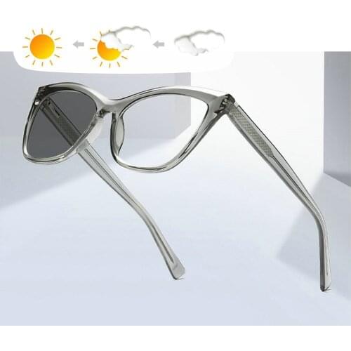 Fashion Oversized Photochromic Reading Glasses For Women Men Clear Lens Presbyopic Glassse Eyewear With Diopter +1.0to+4.0 NX