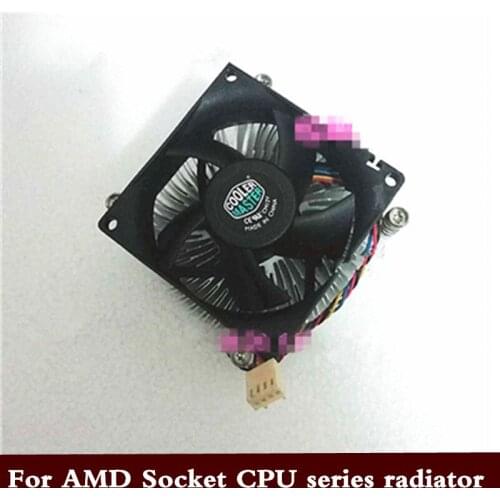 Original CPU fan AMD754/939/940/938 pin series radiator with fan 70*70*20mm alloy bearing radiator 1pcs free shipping