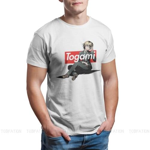 Danganronpa Game Box Logo Byakuya Togami TShirt for Men Graphic Plus Size Clothing Harajuku Crewneck Cotton T Shirt