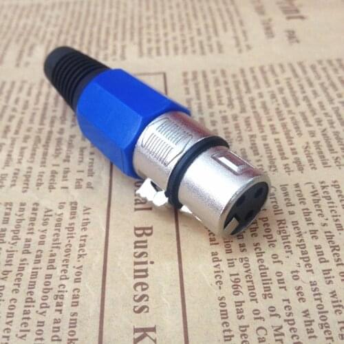 Swiss gun female connector card faucet gun female connector three core gun head microphone connector