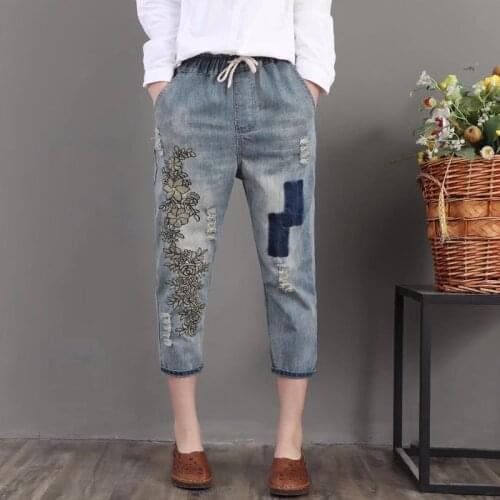 Женские укороченные джинсы Silkqueen China At AliExpress