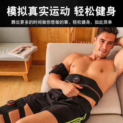 ABS Muscle Stimulator Muscle Stimulation Belt Trainer EMS Stimulating Abdominal Toning Belts Training Fitness Workout Men Women