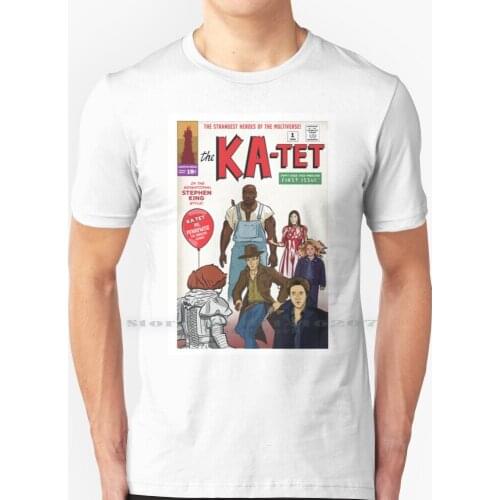 The Ka - Tet Comic Book Cover T Shirt 100% Pure Cotton Stephen King The Green Mile Firestarter Carrie The Dark Tower The