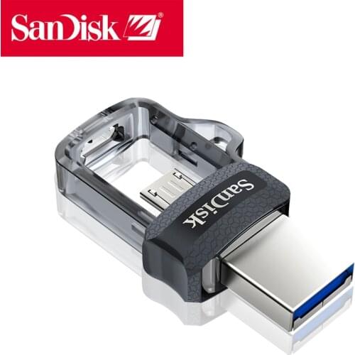 Sandisk Mini USB 3.0 Pendrive Dual OTG USB Flash Drive 16GB Pen Drive high speed up 150M/s memoria usb stick for Android phone