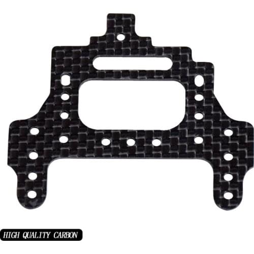 1PC Rear Carbon Fiber Bracket 3-Pointed Reinforcing Plate for Tamiya Mini 4WD Car Model VS//S2 Chassis Spare Parts