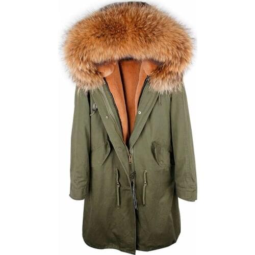 2020 LaVelache X-Long parka real fur coat winter jacket women large size raccoon fur collar Lined with faux fur parkas