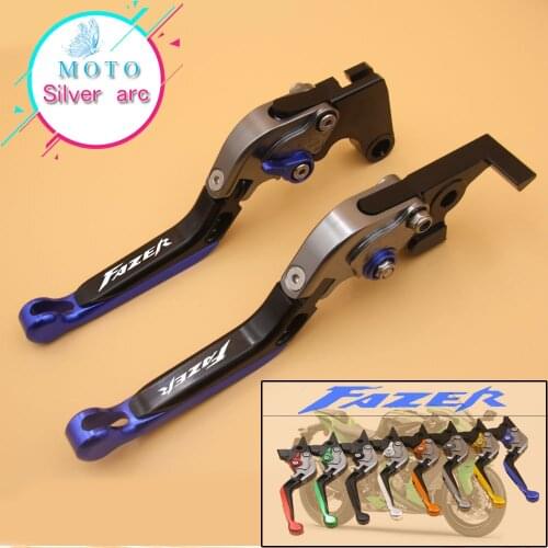 With Logo CNC Golden Motorcycle Brake Clutch Levers For YAMAHA FZ8 2011-2015 FZ1 Fazer 2006-2015 FZ6 Fazer 2004-2010