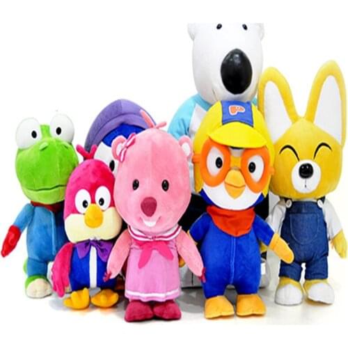 1pcs Penguin Petty Eddy Crong Loopy Poby Harry and His Friends Plush Toys Doll Soft Stuffed Animals Toys for Children Kids Gifts