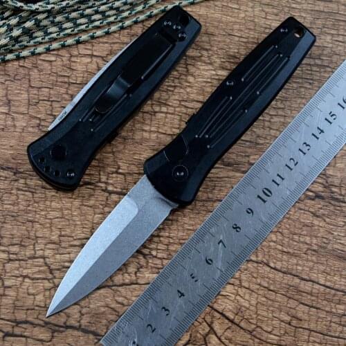 3551 Stimulus Fast Open EDC Outdoor Tactical Survival Hunting Pocket Folding Knife Spear Point 6061 Aluminum Handle with Clip
