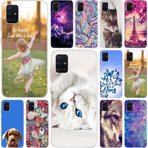 Colorful Flower Case For Samsung Galaxy A51 A 51 Cover Case For Samsung A51 Fundas SM-A515F A515 Full Cover Soft Slim Coque 6.5