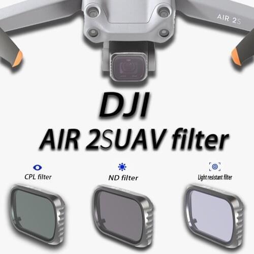 For DJI Mavic Air 2S Combo Lens Filter CPL ND4 ND8 ND16 ND32 ND64 Filters Accessories For DJI Mavic Air 2S Camera Accessories