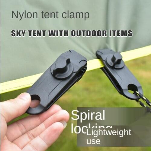Additional pull point shark clip for tent Outdoor camping canopy hook Large tent clip windproof with barb clip