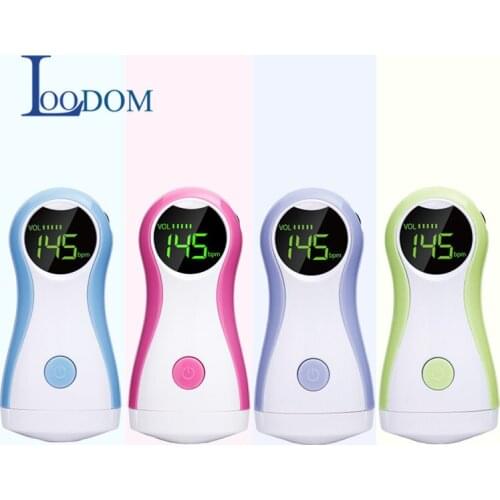 Loodom Baby Fetal Doppler Monitor Baby Heart Rate Monitor With Earphone LCD Display Ultrasound Portable Pregnant Women Ultraso