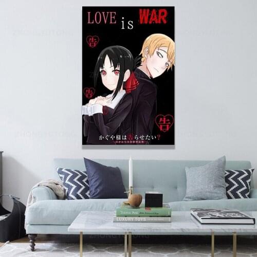 Kaguya Sama Love Is War Poster Canvas Poster Bedroom Decor Sports Landscape Office Room Decor Gift