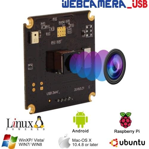 ELP USB2.0 13 MP High Resolution Autofocus USB Camera SONY IMX214 Color CMOS Mini Webcam Camera for automatic vending machine