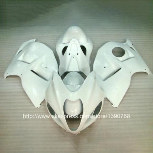ABS plastic fairing kit for SUZUKI Hayabusa GSX1300R 96-07 all glossy white custom fairings set GSX 1300R 1996-2007 FB40